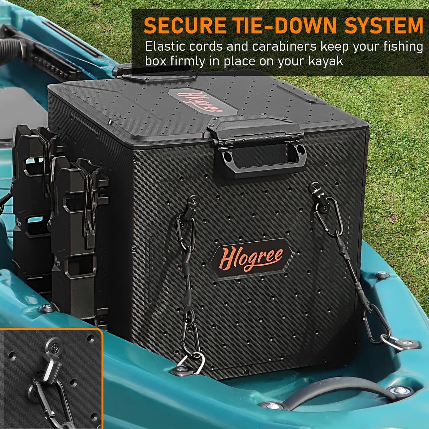 Compact Kayak Fishing Crate wi - огляд і ціна Fishing Kayak Crate