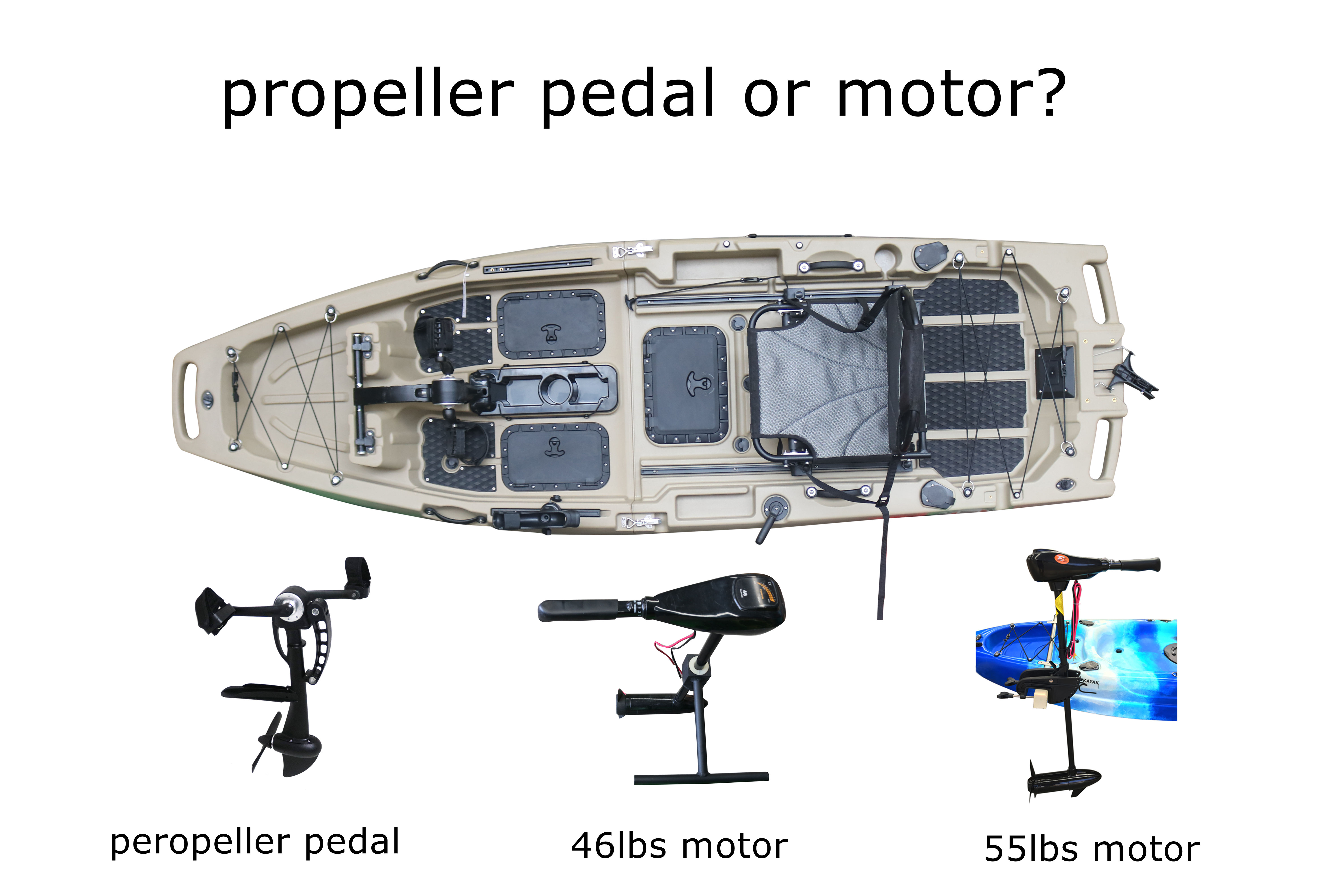 2025 NEW Modular Kayak 9.5ft P - огляд і ціна Fishing Kayak Pedal Drive