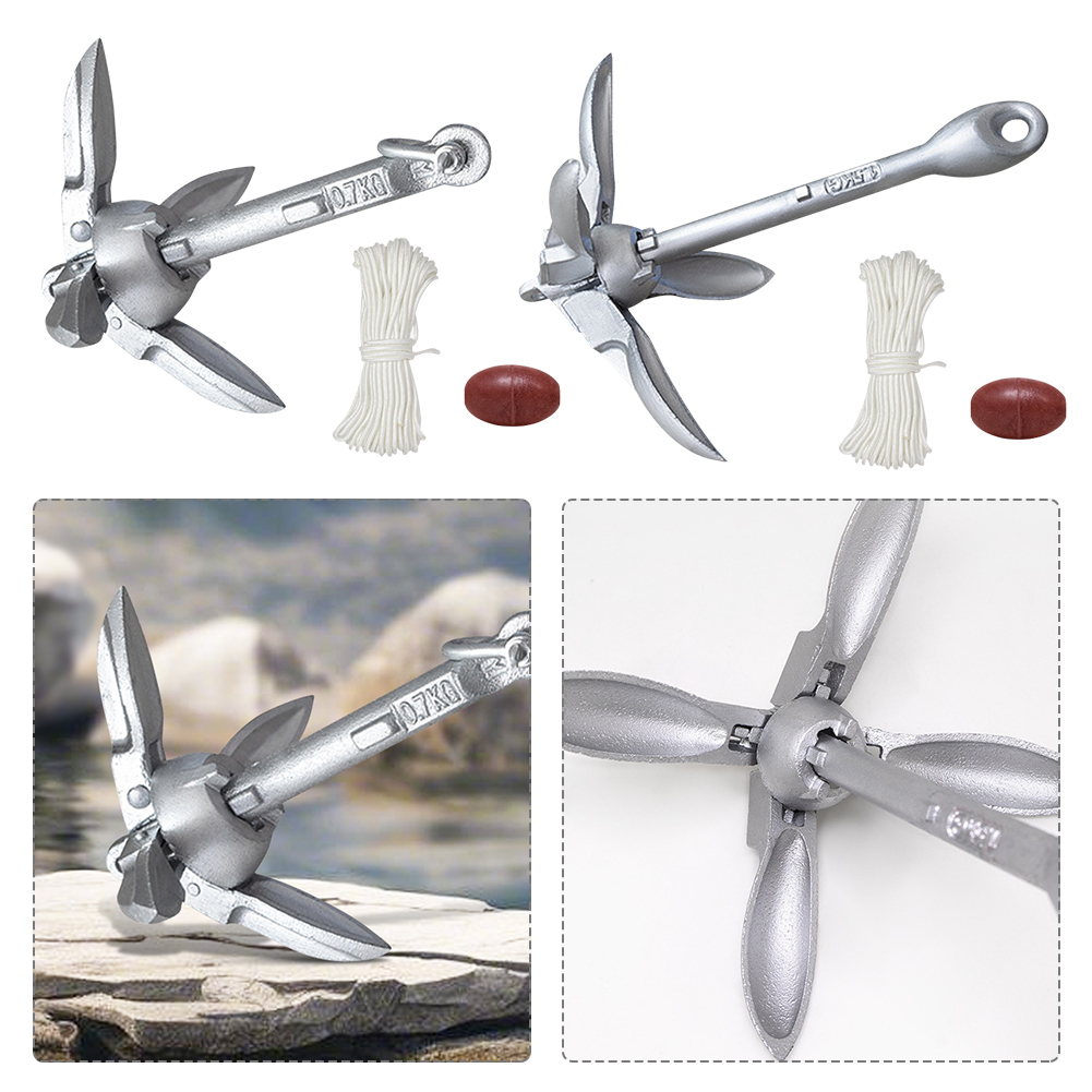 0.7/1.5KG Grapnel Anchor with  - огляд і ціна Fishing Kayak Anchor