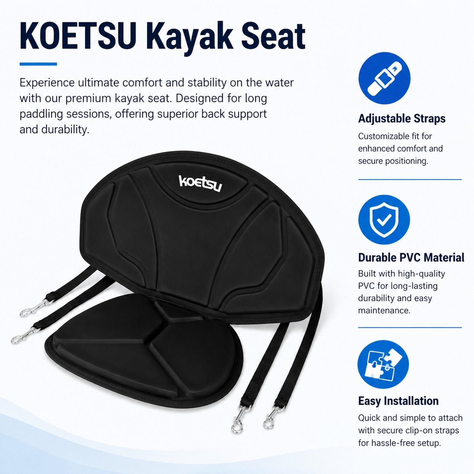 Kayak Seat Cushion Backrest Su - огляд і ціна Fishing Kayak Sit In