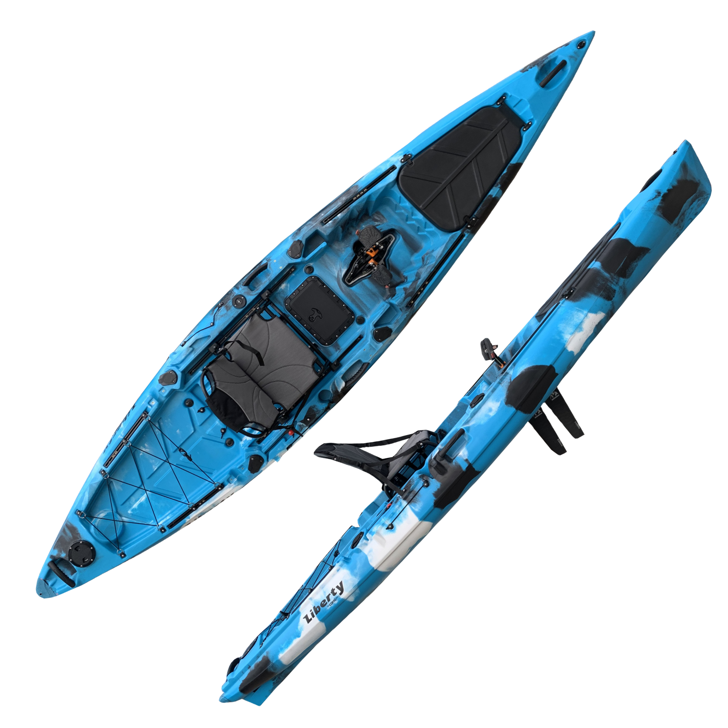 Zero Kayak New 4.15m One Perso - огляд і ціна Fishing Kayak Pedal Drive