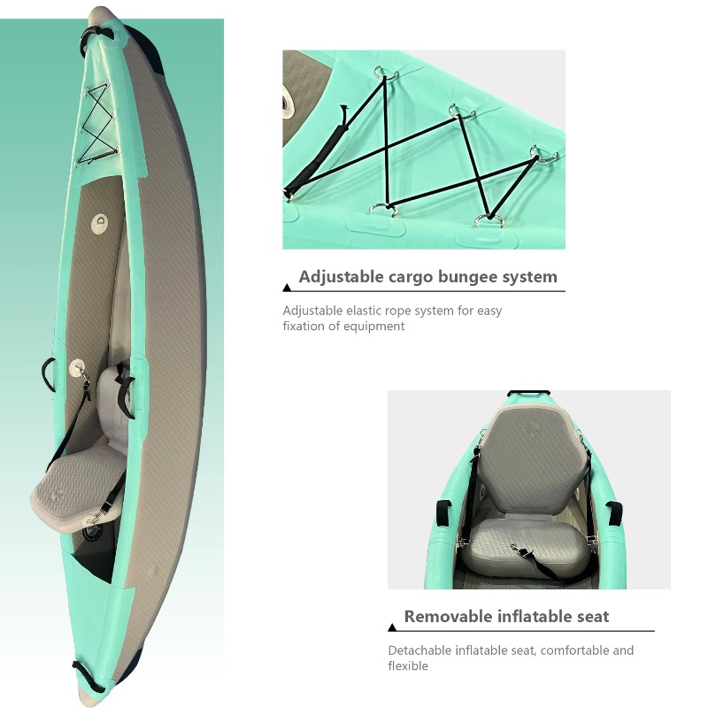 New Arrival Double-Layer Infla - огляд і ціна Fishing Kayak Paddle