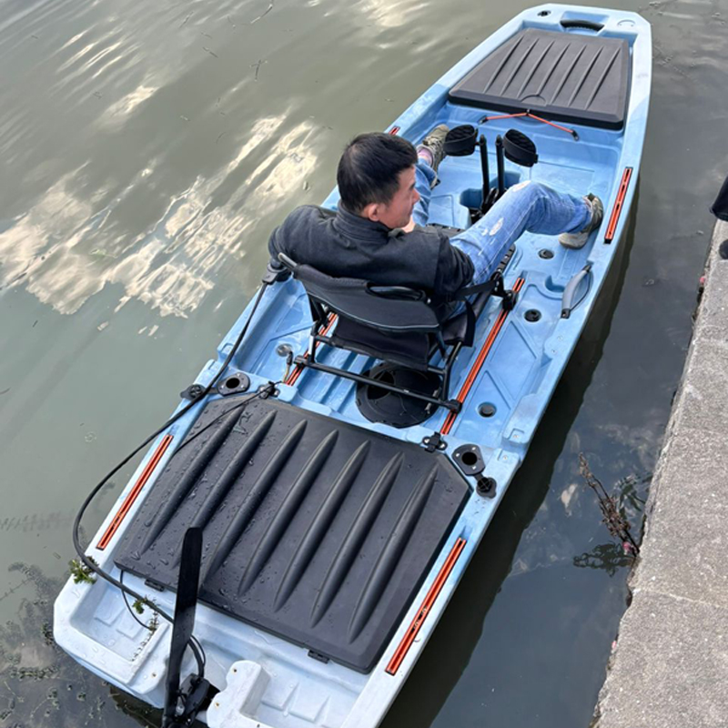10FT Single Seat LLDPE Sit On  - огляд і ціна Fishing Kayak Pedal Drive