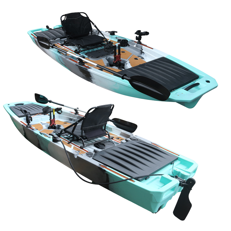 10FT Single Seat LLDPE Sit On  - огляд і ціна Fishing Kayak Pedal Drive