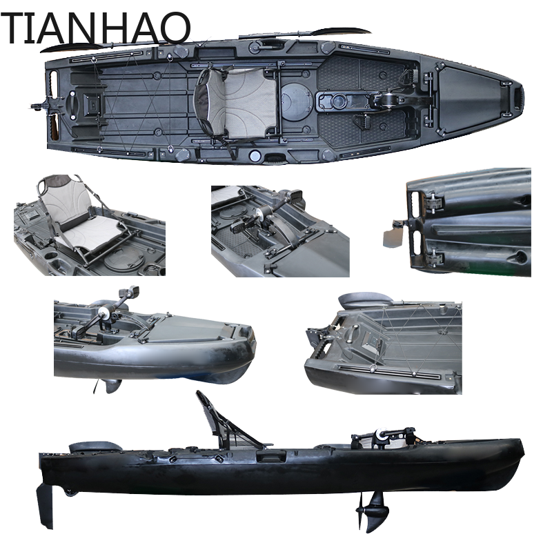 Rotary Kayak with Propeller Pe - огляд і ціна Fishing Kayak Pedal Drive