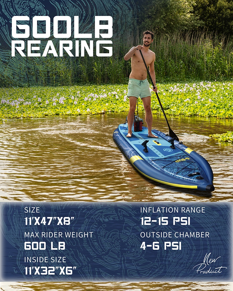 Three Air Chamber Inflatable F - огляд і ціна Fishing Kayak Rod Holder